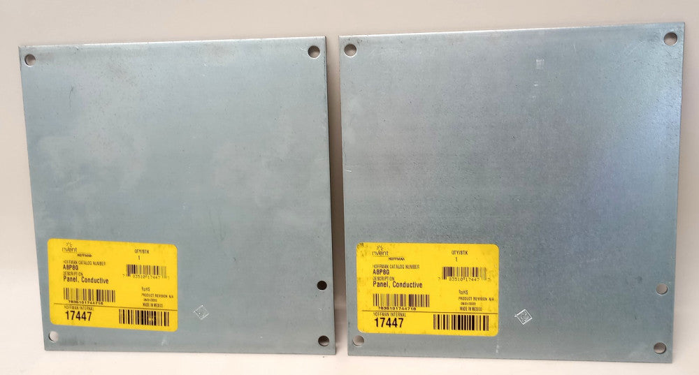 Hoffman 17447 Galvanized Panel Nvent A8P8G 6-3/4" X 6-7/8" (Pack Of 2)