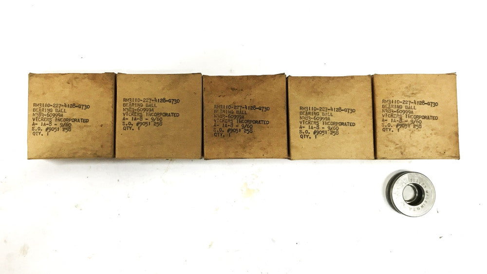 Vickers Groove Thrust Ball Bearing 152933 [Lot of 5] NOS