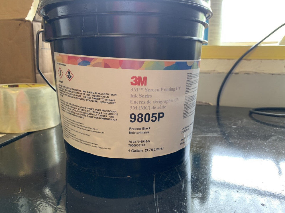 3M SCREEN PRINTING INK BLACK 9805P 1 GALLON 
