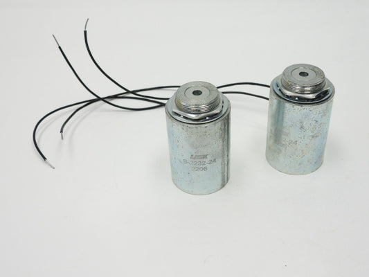 (Lot of 2) Lisk S-2232-24 2206 Solenoid Coil