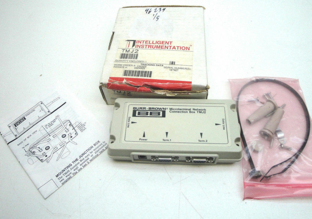Intelligent Instrumentation    TMJ2  Network Connection Box  NEW IN BOX