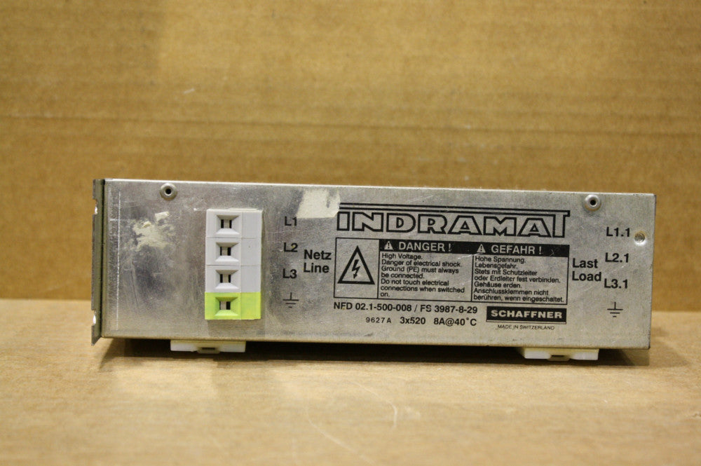 INDRAMAT NFD02.1-500-008 POWER LINE FILTER