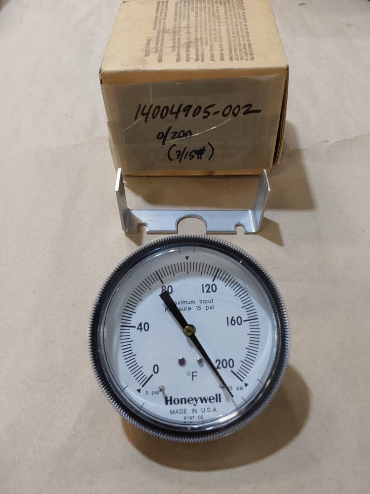 Honeywell 14004905-002 3-1/2" Pneumatic Receiver Gauge FNIP