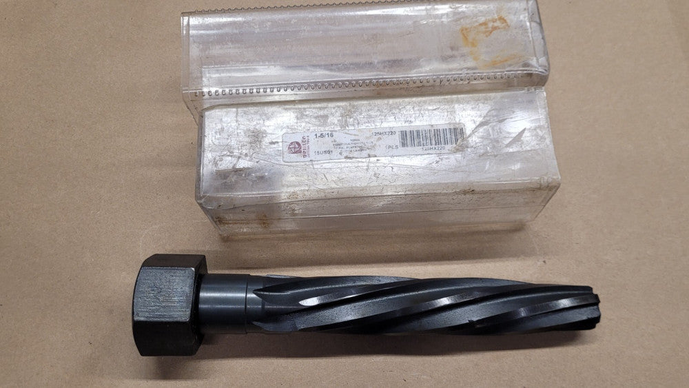 New Drillco 125HX220 1-5/16" 6 Spiral Flute Construction Reamer