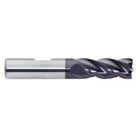 M.A. FORD 17710004AW Tuffcut Xr 4 Flute End Mill Variable Helix Weldon Flat, 1