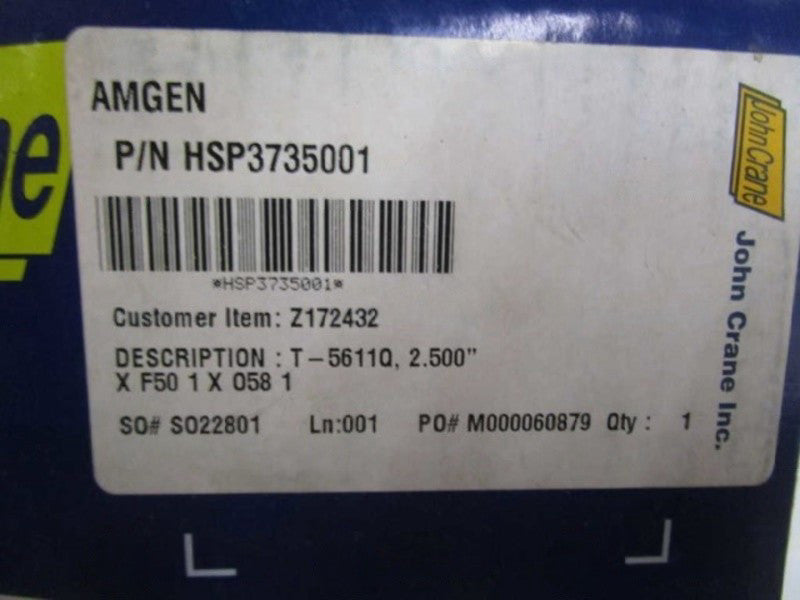 JOHN CRANE 2.500" MECHANICAL SEAL HSP3735001  NSMP