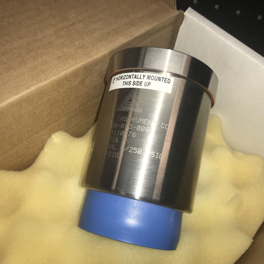 Anderson  Instrument TF014005110076 Pressure Transmitter 0/250 PSIG URL 300 PSIG