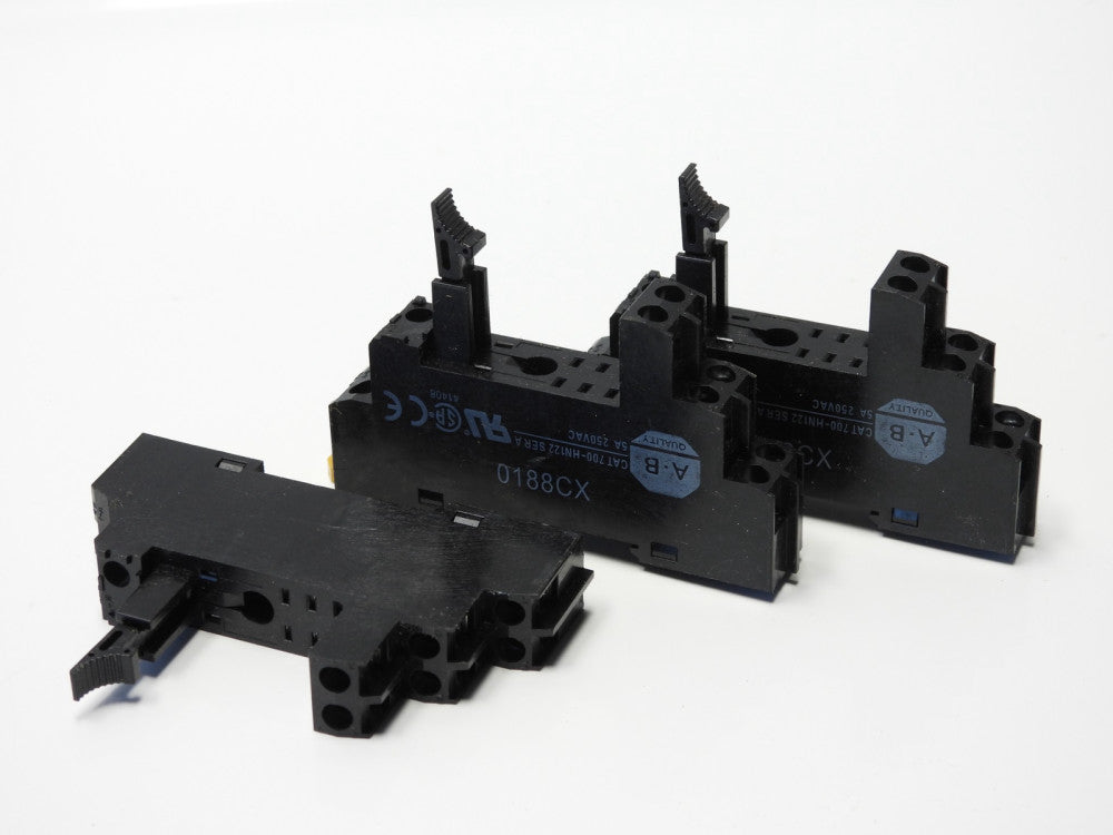 (Lot of 3) Allen Bradley 700-HN122 Relay Socket New Without Box