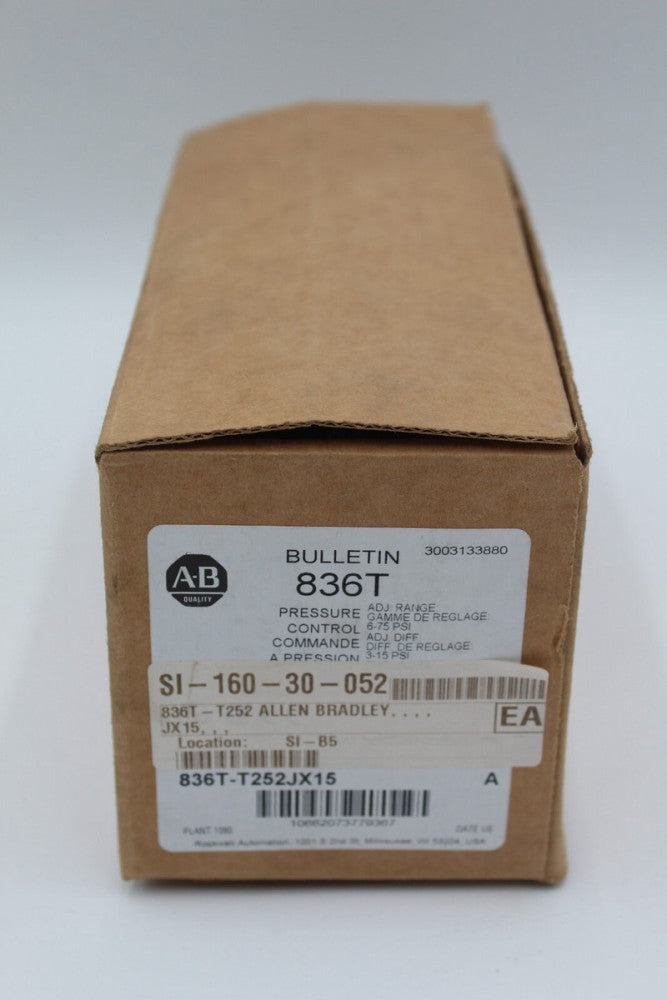 Allen Bradley 836T-T252JX15 Pressure Control Switch