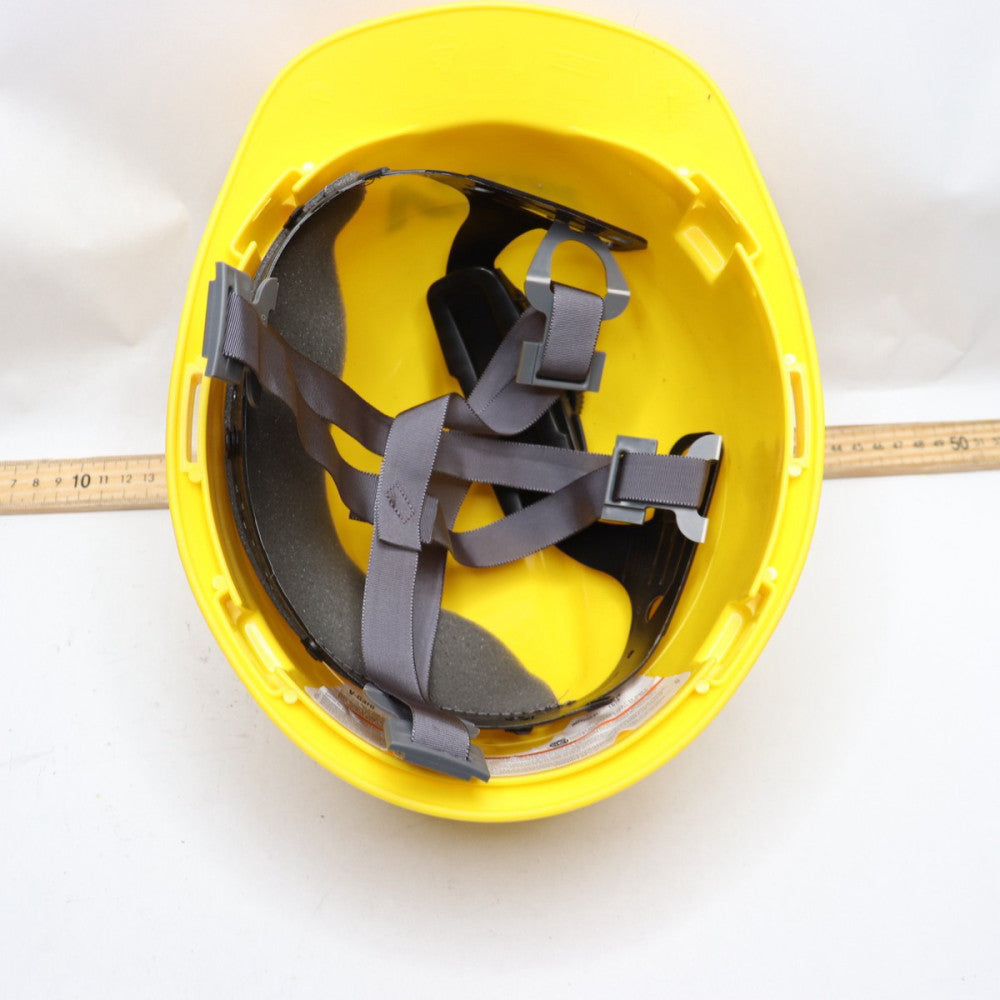V-Gard Hard Hat w/ Liner Yellow Berglund Builders Med Z94.1-15
