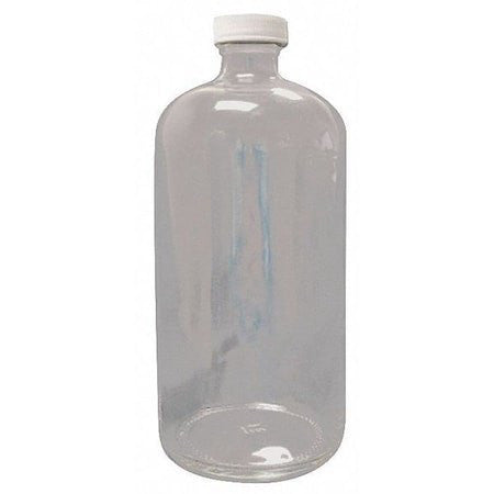 Zoro Select 52Jz97 Bottle,Narrow Mouth,112Mm H,4 Oz.,Pk24 (Formerly Lab Safety