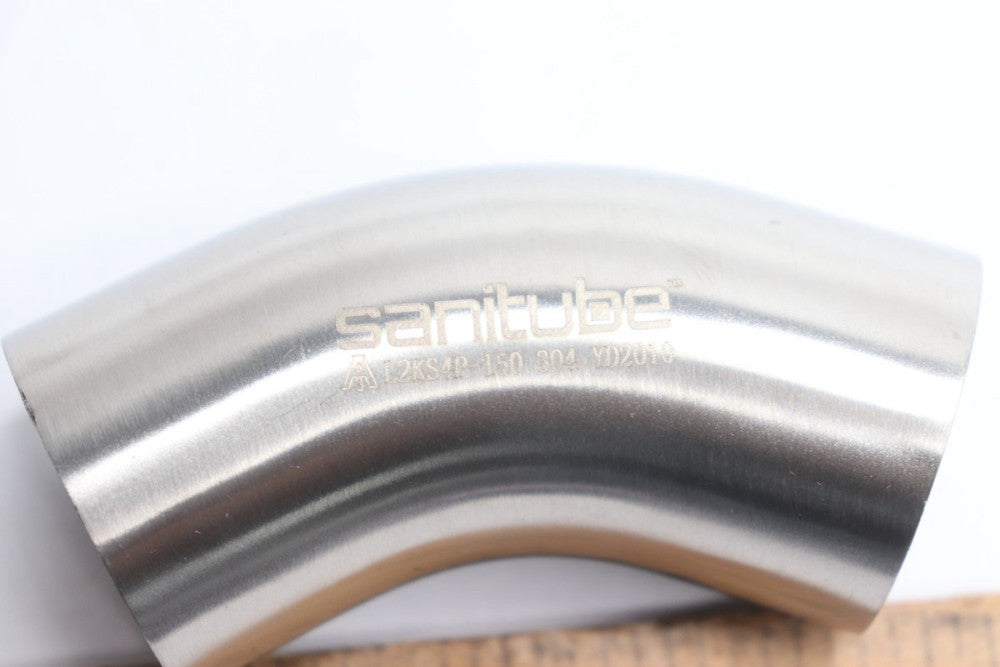 Sanitube 45 Degree Elbow Polished-304 1-1/2" L2KS4P-150