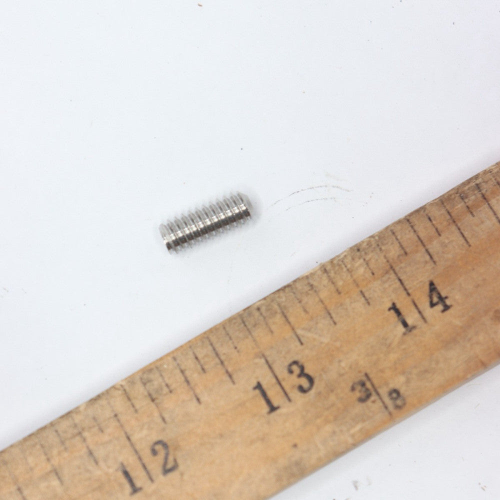 (100-Pk) Hex Socket Headless Set Screws 18-8 Stainless Steel 1/4"-20 x 5/8"