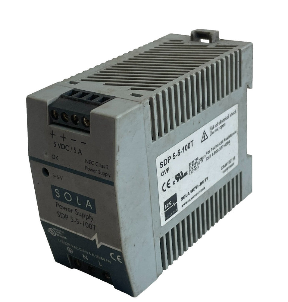 NEW EMERSON SOLA SDP5-5-100T POWER SUPPLY SDP55100T