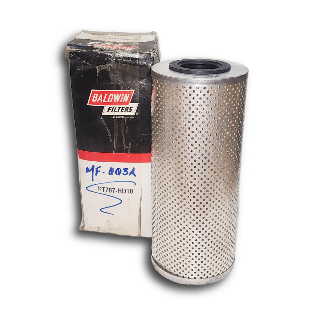BALDWIN HYDRAULIC FILTER PT707-HD10 (LOT OF 5) 10 MICRON 9.312" HEIGHT 3.906 OD