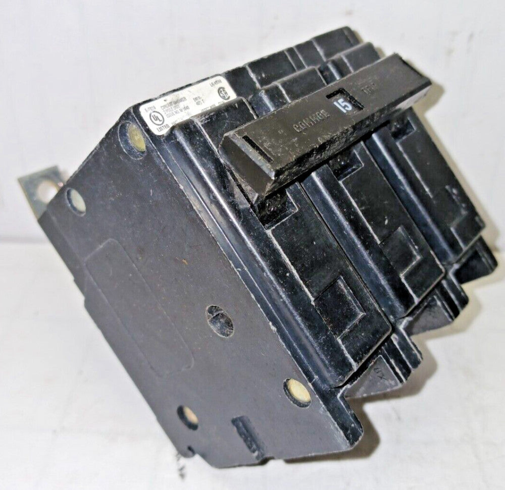 EATON 15 QBHW3015H AMP BOLT ON CIRCUIT BREAKER 3 POLE 240 VAC 22 KA