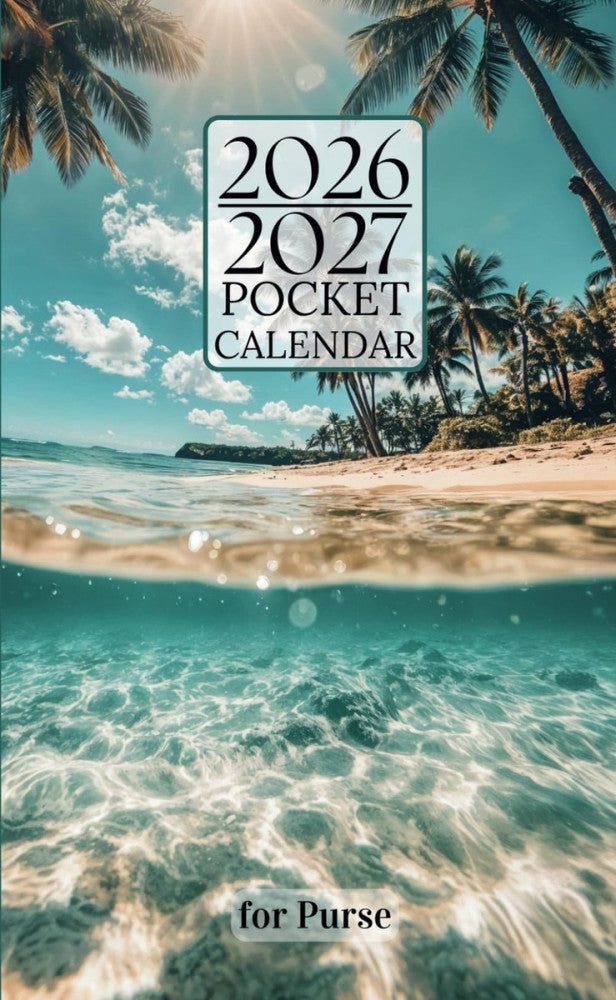 Pocket Calendar 2026-2027 for Purse Small 2-Year Monthly Planner from January...