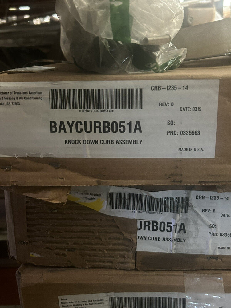 BRAND NEW BAYCURB051A TRQ ROOF CURB INSULATED **FREE SHIPPING**