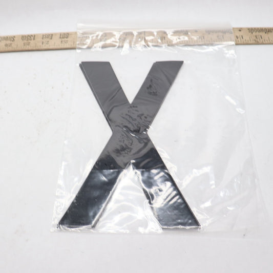 (10-Pk) Single Letter Labels X Die-Cut 8"