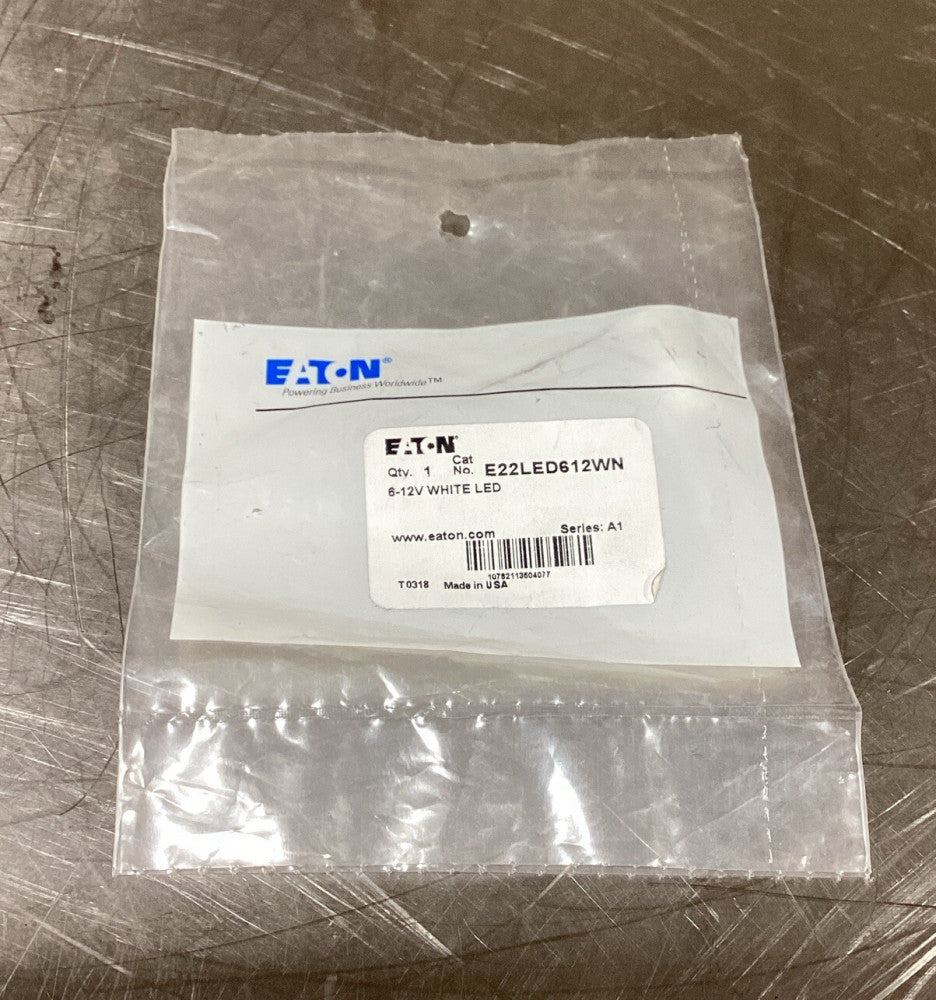 Eaton E22LED612WN Miniature White LED Bulb 6-12V A1