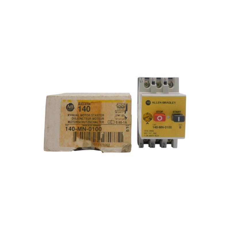 ALLEN BRADLEY 140-MN-0100 SER. B 0.6-1A 660V (WH/YL) NSMP