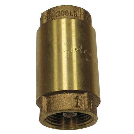 Campbell Cv-8Tlf 2" Fnpt Low Lead Brass Spring Check Valve