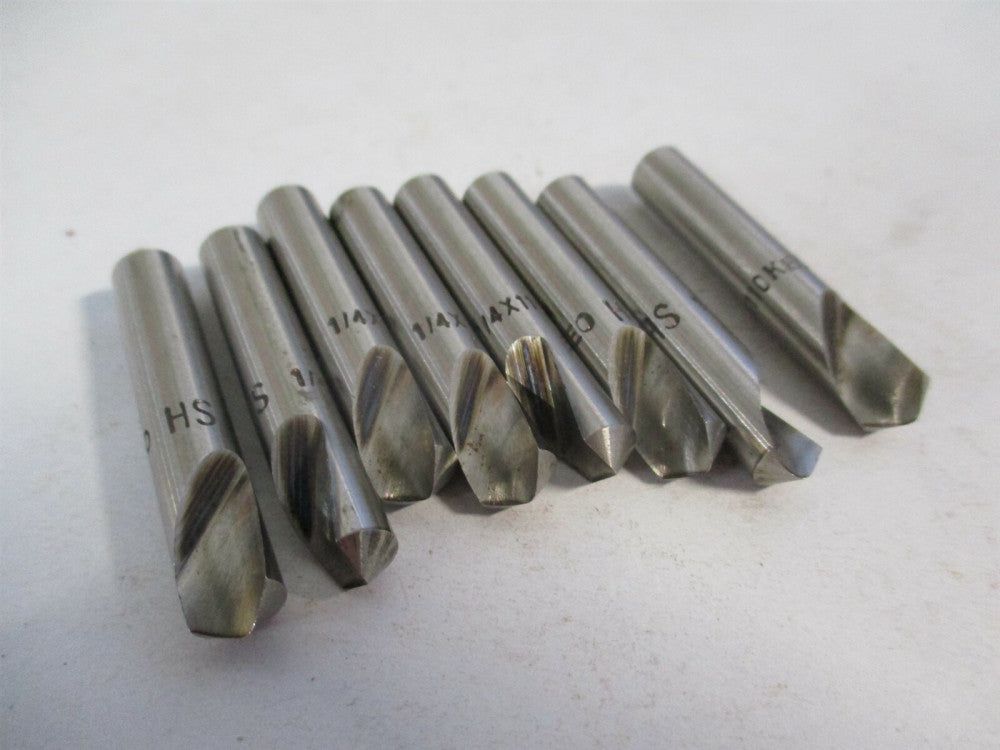 Keo (53414) 1/4" x 110° HSS Single Flute RH Uncoated Countersink - Lot of 8