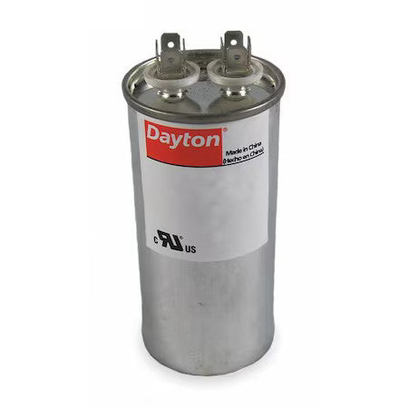 Dayton 2Meh4 Motor Run Capacitor,Round, 440V Ac, 35 Mfd, 4 7/16 In Overall H