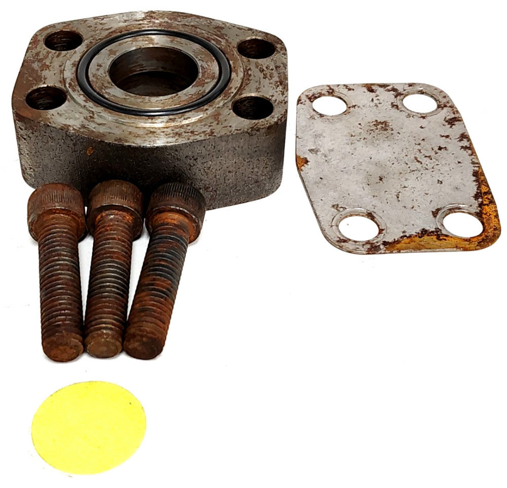 UNBRANDED ANCHOR FLANGE KIT W/ 1/2"-13 SOCKET HEX BOLTS STEEL MATERIAL