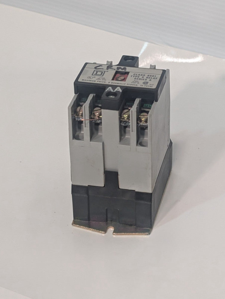 Square D Class 8501 Type X Series A Relay, 8-12 Pole Max, Pre-Owned, As Shown