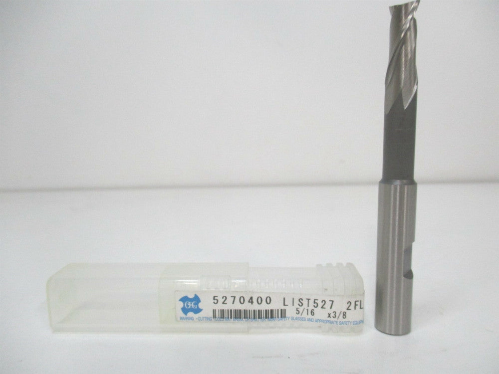 OSG (5270400) 5/16" x 3/4" x 3/8" x 3-5/16" OAL 2F 30° Cobalt Square End Mill 