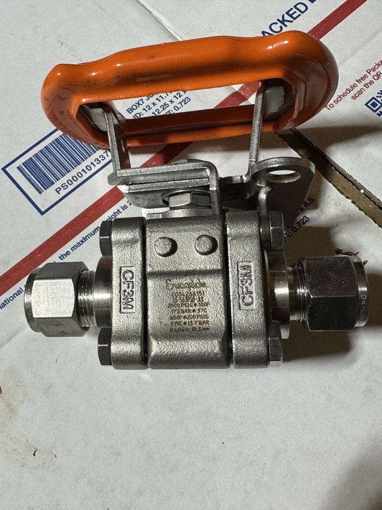 New Swagelok SS-S63PS8-JLK  1/2” Steam Ball Valve SS-S63PS8-JLK