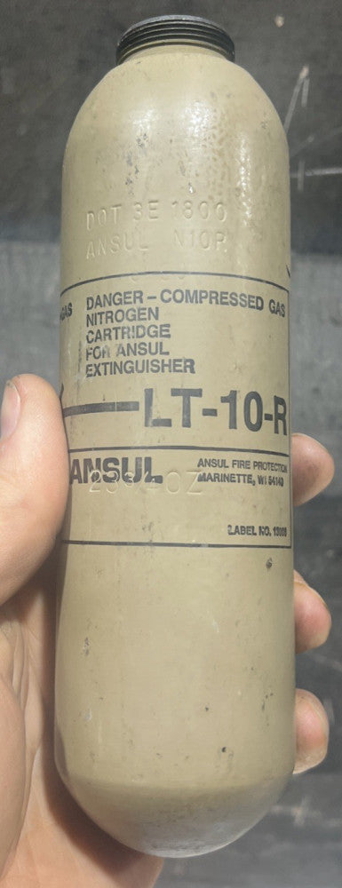 Ansul Nitrogen Cartridge (LT-10-R), Fire Protection Product Nos Surplus No Cap