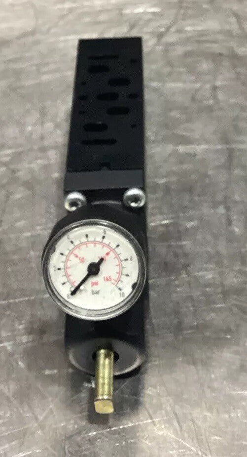 REXROTH Ventil valve 5750020500 mit Druckanzeige - gebraucht - Nos Surplus