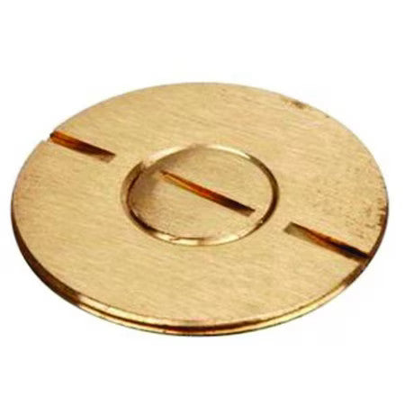 Steel City 691-Sc Floor Sub-Plate, Floor Box Type, 1 Gang, Brass