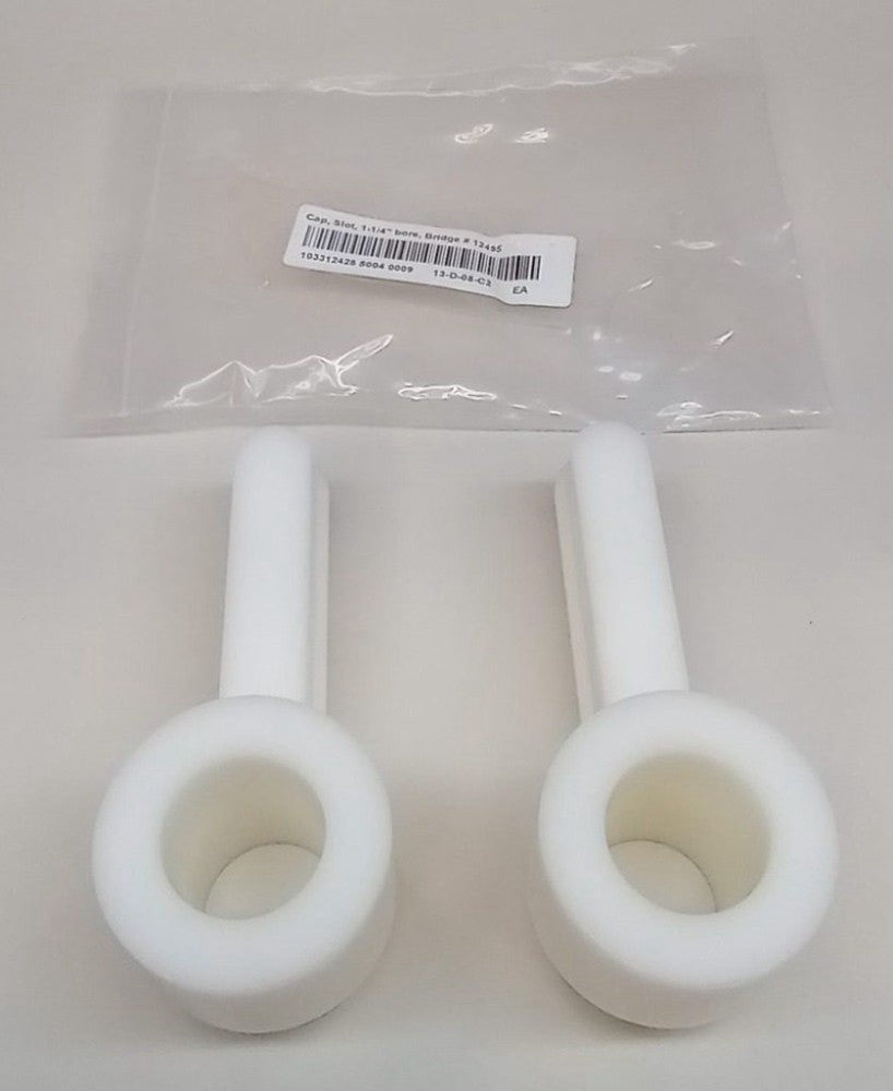 Cap 12495 Slot Cap 1-1/4" Bore For Bridge Machine (Pack of 2)