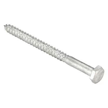 Zoro Select U08450.025.0350 Lag Screw, 1/4 In, 3-1/2 In, Steel, Hot Dipped
