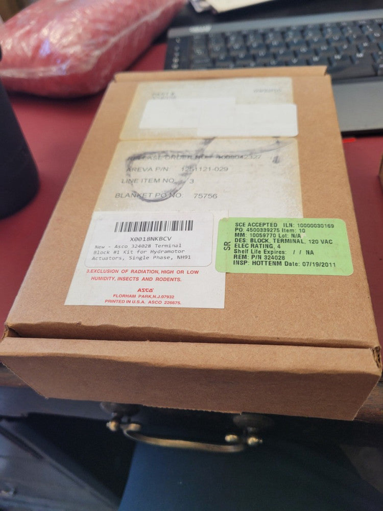 NEW IN BOX ASCO 324028 TERM REBUILD KIT 324030 HYDRAMOTOR ACTUATORS NH91 (S1-C89