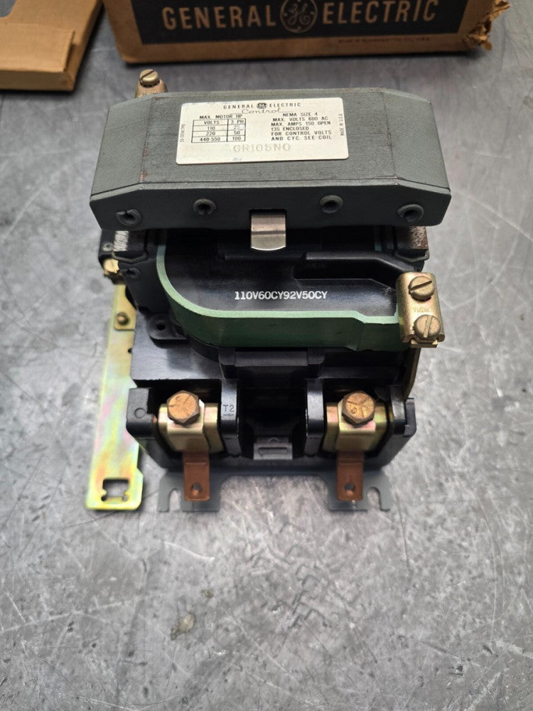 GE CR105NO,MAGNETIC CONTACTOR 600V, 95-110V COIL, 150 A, NEW IN BOX! MAKE OFFER!