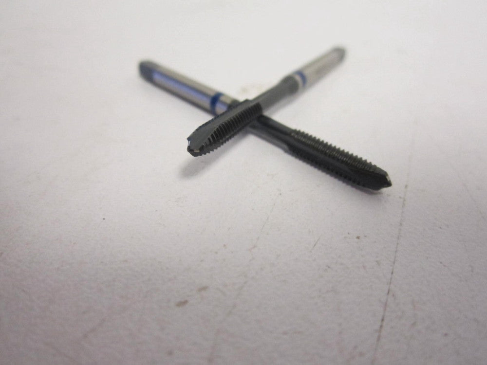 6-40 HSSE H5 Vanadium Blue Band Stainless Steel Chamfer Plug Tap New - Lot of 2 