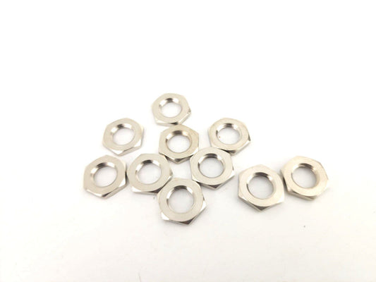 10pcs Bunn 01075.0000 Nut, Hex, .428*-20, Nickle Plated AXIOM