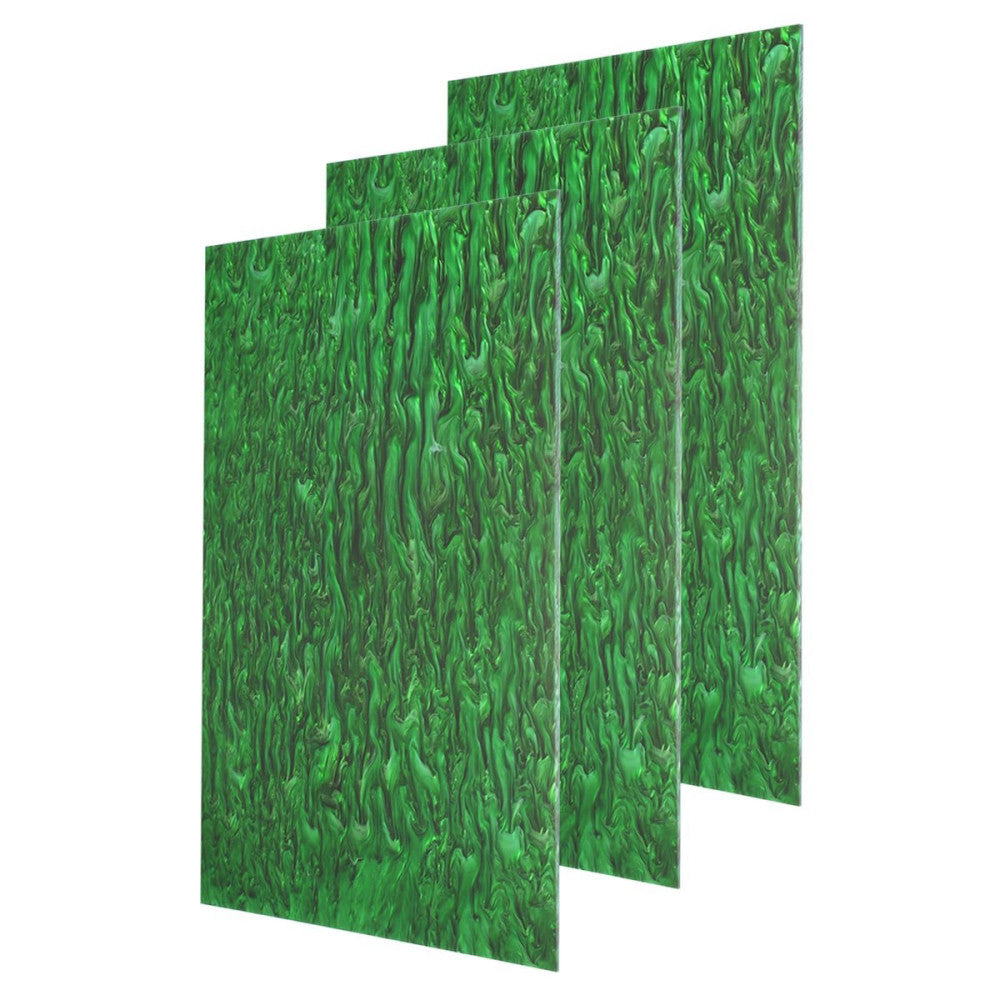 3 Pcs Glitter Pearl Acrylic Sheet12" x 8" x 1/8" Pearlescent Cast Pmma Plasti...