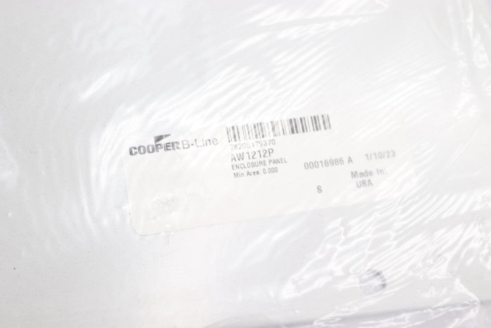 Cooper B-Line Galvanized Steel Enclosure Panel AW1212P