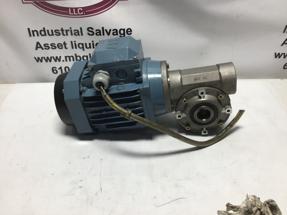 Bonfiglioli VF4945P71B14B3 MVF49 Right Angle Gear Box w/ electric motor