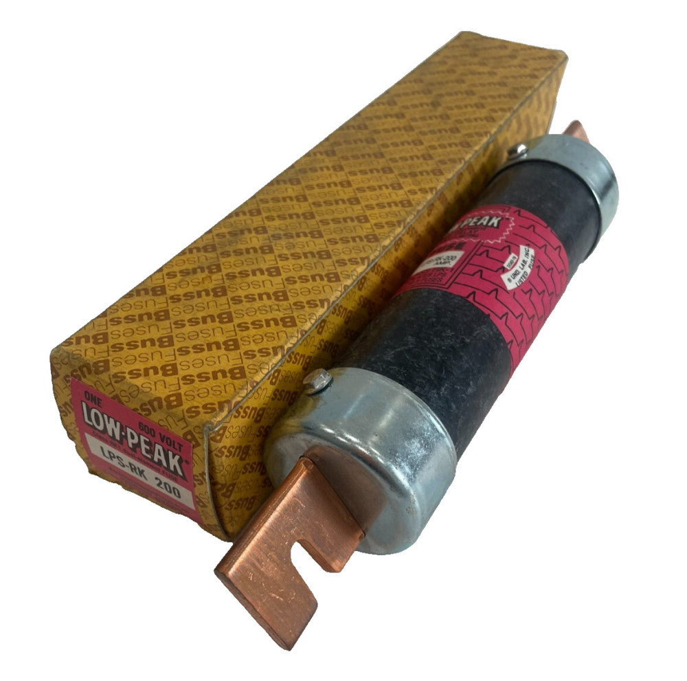 NEW BUSSMANN LPS-RK-200 LOW PEAK FUSE 600V LPSRK200