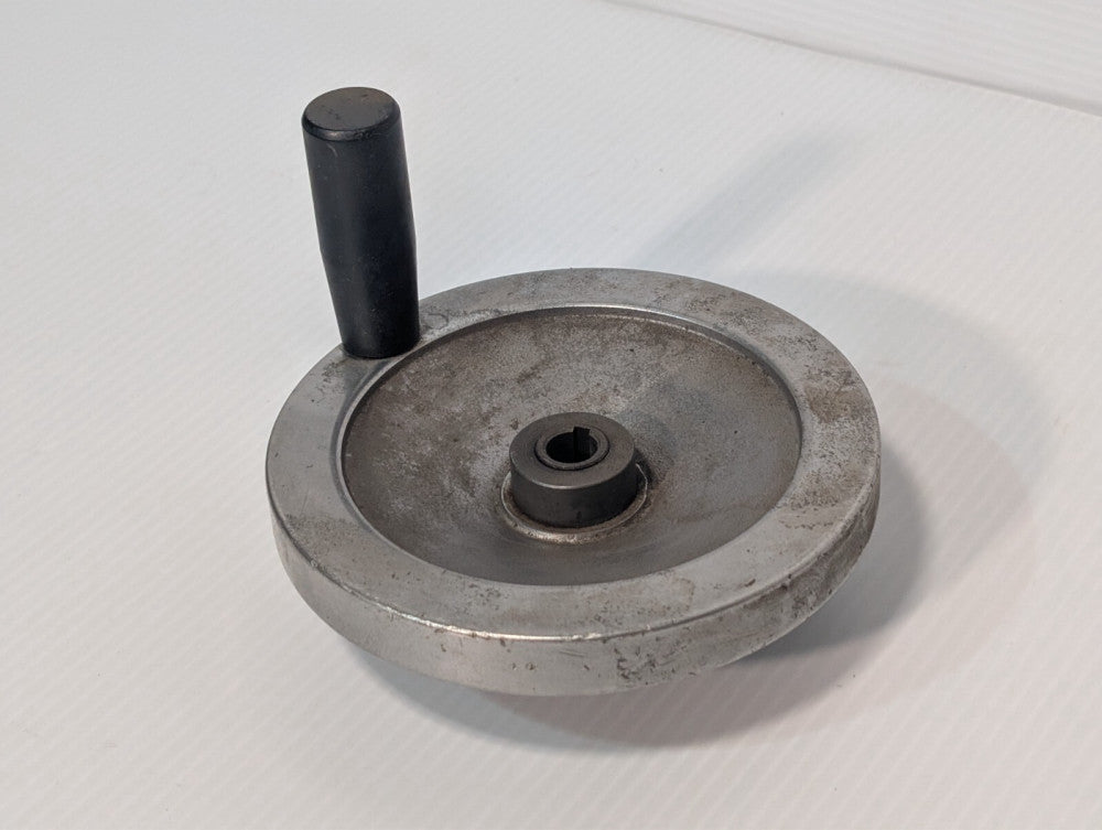 Control Hand Wheel, likely for table saw, cast iron, 5.5", free USA ship