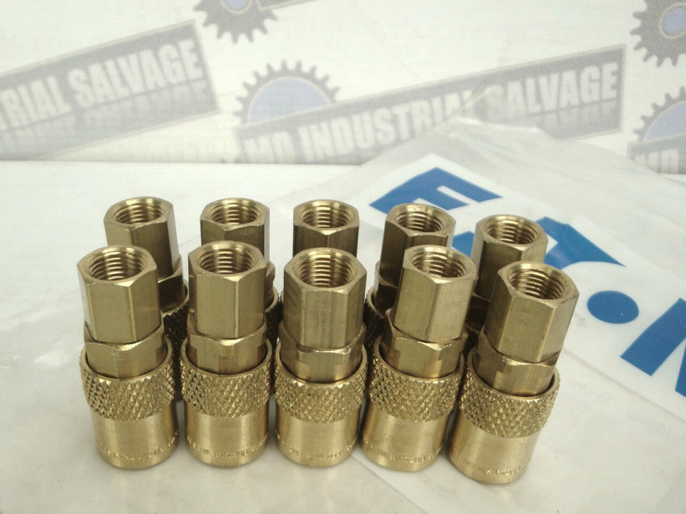 (10 pcs) Flo-Temp LNFT200 QUICK DISCONNECT FITTINGS Body 1/4" Thread 1/8-27 NPTF