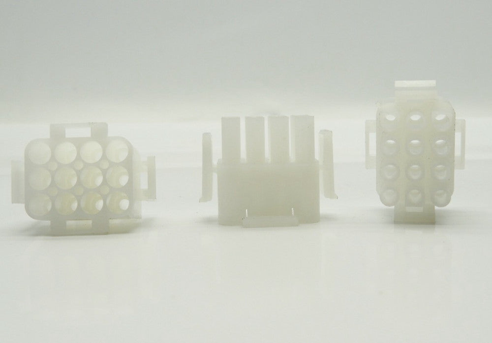 (LOT of 10) Molex 12-Pin MALE Power Connector Housing Plug