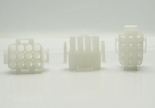 (LOT of 10) Molex 12-Pin MALE Power Connector Housing Plug