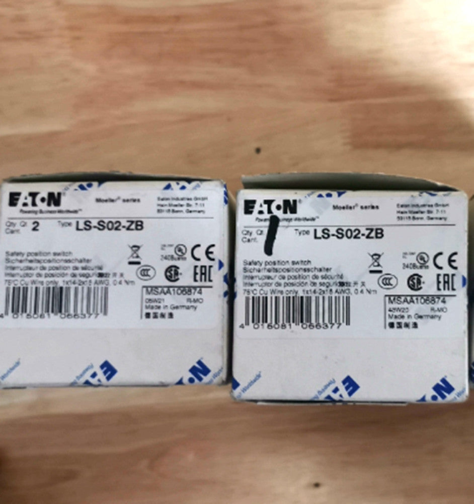 One Brand New Eaton Moeller LS-S02-ZB LSS02ZB Safety Position Switch